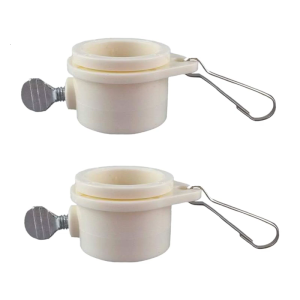 2ล็อตความทนทานหมุนได้360องศาฮาร์ดแวร์หมุนแหวนธงติดตั้งง่ายสำหรับธงสีรุ้งประดับงานปาร์ตี้