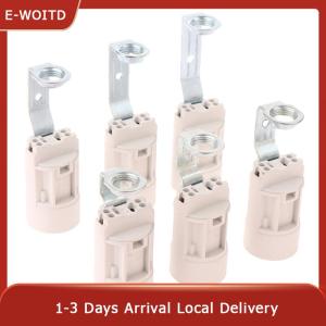 E-WOITD 1Pc Light Candelabra Base Socket Bulb Holder Candle Lamp Replacement E14 Adjustable Led Chandelier Covers Bases Holders Socket