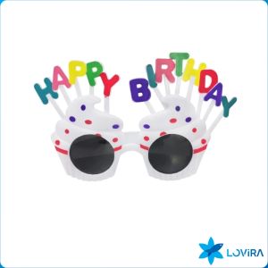 LoviRa Happy Birthday Funny Sun Glasses Plastic Glasses Party needs party supplies