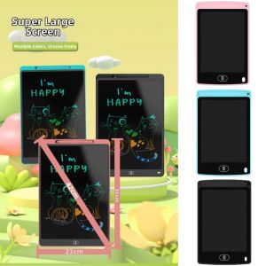 FLYING Plastic LCD Drawing Board 8.5in Multicolors Kids Toys Brain Game Writing Tablet Digit Magic Blackboard Childs Gift
