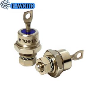 E-WOITD  70HF120 Spiral Rectifier Diode 1200V 70A 70HFR120 Blocking Diode Chassis Stud Mounting Replacement for Battery