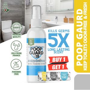 SOFITEL PoopGaurd Poop Spray Odor Buster Poop Ninja Poo Spray Toilet Deodorizer Disinfectant Eco Love Philippines