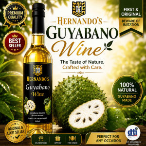 Hernandos Original Guyabano Wine 500ml | Premium Fruit Wine | Smooth & Refreshing Taste