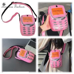 Điện Thoại Hình Dạng Túi đeo chéo Sáng Tạo Túi Đeo Vai khóa kéo PU Thiết Kế Túi Đeo Vai Phong Cách Túi đựng điện thoại Sang Trọng Túi hobo