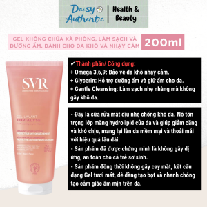Sữa Rửa Mặt Cho Da Nhạy Cảm SVR Physiopure Gelee Moussante 200ml