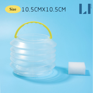 Ly rửa cọ vẽ bằng nhựa có thể gấp gọn. Ly đựng cọ vẽ đa chức năng