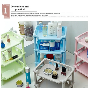 ชั้นวางของหลากหลายฟังก์ชั่นสำหรับการจัดเก็บและจัดเรียง