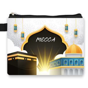 Dompet Pouch Seri Mekkah (JUAL PER 5PCS) Oleh-Oleh Souvenir Haji Umroh Dubai Arab Saudi Uni Emirat Arab Madinah Mecca Khalifah