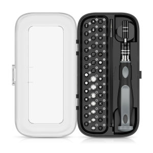 Brifit 48 IN 1 Precision Screwdrivers 41 CRV Nickel Plating Turbus Clear Mini Magnetic Screw Knife Tool With Extension Rods & Tweezers Suitable for PC Laptop Computer Mobile Phone Game Machine and Other Maintenance Tools