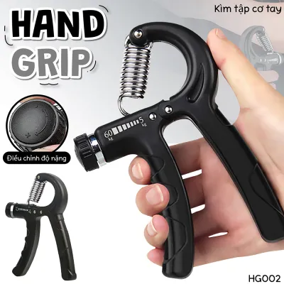 (ĐỦ LOẠI) BG - KÌM BÓP TẬP CƠ TAY CÓ NÚM ĐIỀU CHỈNH LỰC 5KG - 60KG DỤNG CỤ TẬP GYM TẠI NHÀ CHẤT LIỆU LÒ XO INOX CAO CẤP BỀN BỈ