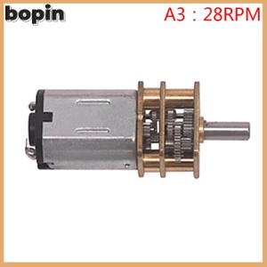 Bopin Micro N20 Gear Motor Slow Speed Metal Gearbox Reducer Electric Motor DIY Toy