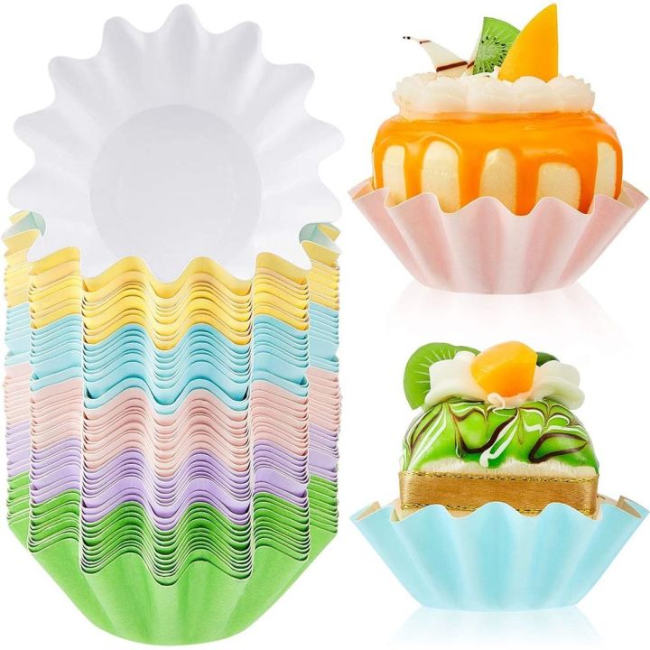FGHAFGGR Wedding Home Dessert Bakeware Ramekin Holder Disposable Muffin