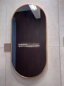 Oval Wall Mirror    Modern Vanity & Bathroom Makeup Mirror with Clear Glass    Oval Wall Mirror for Bathroom & Dressing