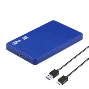 Kebigumei USB 3.0 HDD trường hợp ổ cứng bao vây 2.5 "SATA HDD SSD vỏ ổ cứng ngoài 5Gbps tốc độ cao Hộp ổ đĩa cứng ngoài cho PC máy tính xách tay ps5