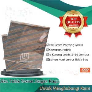 500 Gram Polibag Plastik Polybag Tanaman 50x50