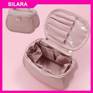 SILARA Xách tay công suất lớn xách tay Túi mỹ phẩm lưu trữ du lịch túi vệ sinh cá nhân mỹ phẩm không thấm nước lưu trữ túi