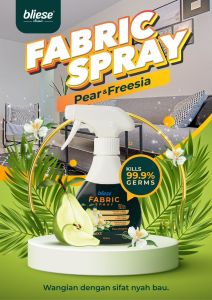 BLIESE Fabric Spray Air Freshener Refill Pewangi Bilik Pewangi Rumah Pewangi Tandas Home Air Freshener Spray