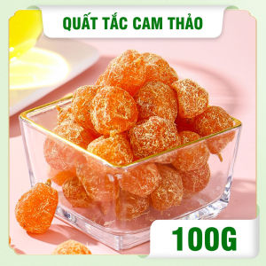 Kim quất cam thảo sấy dẻo 100g ô mai quất cam thảo giảm ho đau họng và các loại ô mai tự chọn