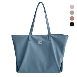 MECOME ไนลอน กระเป๋าโท้ตสำหรับผู้หญิง ป้องกันน้ำ ความจุขนาดใหญ่ กระเป๋าถือผู้หญิง หลากหลาย พร้อมซิป กระเป๋าเดินทาง สำหรับการเดินทาง ทำงาน ชายหาด ยิม ร้านค้า