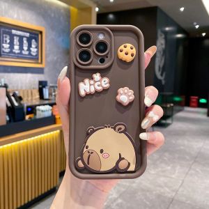 for Honor 200 400 90 70 50 Lite Smart X9C X7C X8 X6S X5 Plus Magic 6 7 Pro X9A X8A X7A X6A X6B X7B X8B X9B Phone Case Soft Capybara Cute