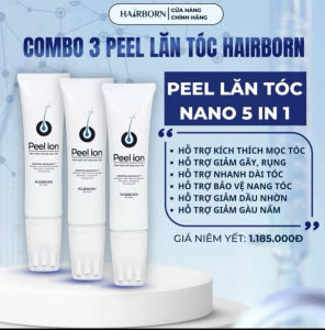 Combo 3 Tuýp Lăn Tóc Hairborn dung tích 60ml Tinh Chất Dưỡng Tóc Chăm Sóc Tóc Dưỡng Tóc