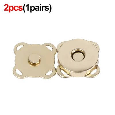 10Pcs Magnetic Snap Button Metal Plum Blossom Sew on Button Clasps Fasteners for Purses Handbag Clothes DIY Accessories