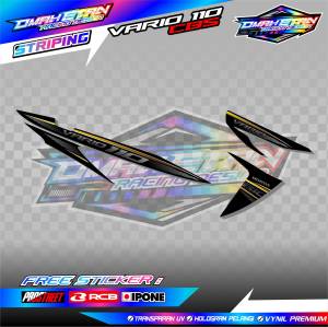 STRIPING VARIASI HONDA VARIO 110 CBS / STICKER LIST MOTOR HONDA VARIO 110 CBS