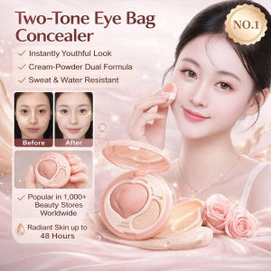 ✨30-Second Dual Highlight Palette for Tear Troughs Matte Highlight Contour Plate Beginner Friendly Face Enhancing Palette