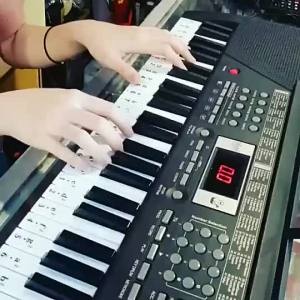 【24H】Electric Piano 61 Keys Bring Microphone Self Learning Keyboard Package Music OrganDigital Electronic Portable