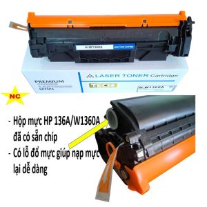 Hộp mực HP m211dw 236dw 236sdw 209dwe 209dw 233dw 233 sdw 234sdw 234dw. Hộp mực HP 136a W1360A của máy in