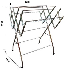 [Kingsman] Sorento Clothes Rack Heavy Duty High Quality 304 Stainless Steel Clothes Hanger Drying Rack Rak Penyidai Baju Ready Assembly