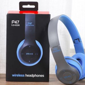 SEA JJT Tai nghe không dây P47 với thời lượng pin dài thiết kế gập lại cho âm nhạc và cuộc gọi