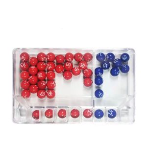 CEMOMEF 5+2 6+1 Portable Entertainment Party Game Entertainment Easy Read Numbers Bingo Games Number Picking Machine Shake Balls Ball Lucky Lottery Toy
