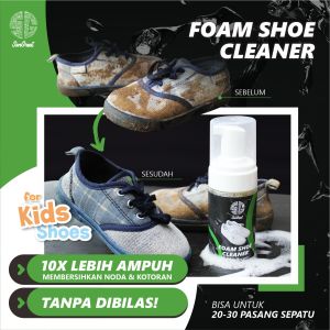 Pembersih Sepatu Tanpa Bilas Foam Shoe Cleaner dari SanGreat 100 ml