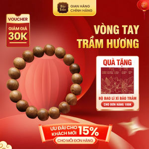 Vòng Trầm Hương 11 ly – 18 Hạt – Cao Cấp | Bảo Trầm – Trầm Tự Nhiên 100% Phong Thủy Bình An