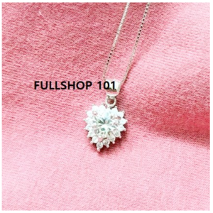 GRA S925 Silver Korea Style Moissanite pendant Crystal GRA