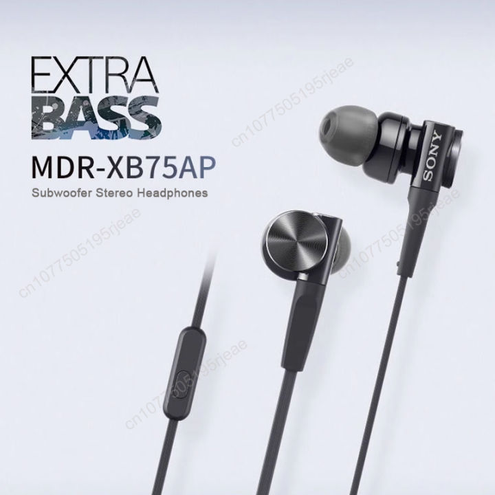 Original%20SONY%20MDR-XB75AP%20In-Ear%20Extra%20Deep%20Bass%20Earphones%203.5mm%20Wired%20Stereo%20Headphones%20Sport%20Earbuds%20Handsfree%20Headset%20With%20Mic%20-%20Image%203