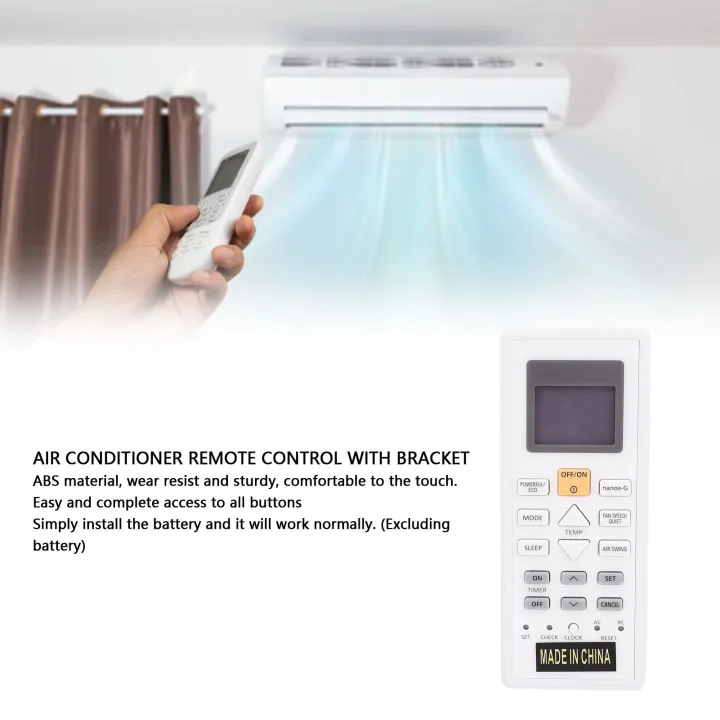 AC Remote Control ABS Air Conditioner Remote Control for Home Hotel ...