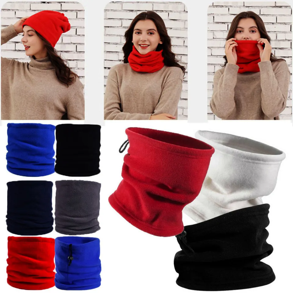 pc Multi-use Neck Tube Scarf Men Women Winter Hiking Scarf Camping Face  Mask Cycle Polar Fleece Outdoor Neck Gaiter Warmer Neck Tube Face Mask