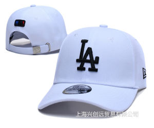 MLB Hat NY Yankees Baseball Cap Mens and Womens Curved Brim LA Spring and Autumn Hip-Hop Duckbill Cap Sun Hat