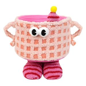 Giỏ tổ chức Đồ chơi dây thừng sợi bông hoạt hình thoáng khí có tay cầm để dễ dàng vận chuyển trong phòng ngủ và phòng chơi