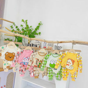 [MẪU MỚI] COMBO 3 BỘ KHÁC MÀU _ BỘ DÀI TAY IN HÌNH CHẤT LEN TĂM MỀM MÁT CHO BÉ YÊU 7-16KG. BIBO BABY SHOP