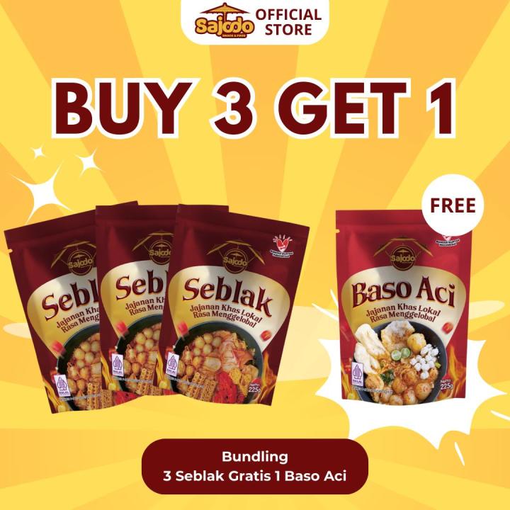 Paket 3 Seblak 1 Baso Aci Alami Organik Instan Paket Makanan