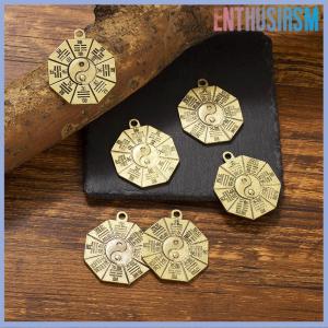 【Enthusiasm】🌟🌟【Hot Sale】🎈 จี้สร้อยคอไดอะแกรม taoism จี้เครื่องรางจีนหยินหยางเครื่องรางทำนายการทำนายแบบทำด้วยตัวเองพวงกุญแจเครื่องประดับ