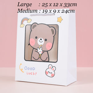 Paper Bag Good Luck | Goodie Bag | Tas Souvenir | Tas Ulang Tahun Transparan | Tas Kado