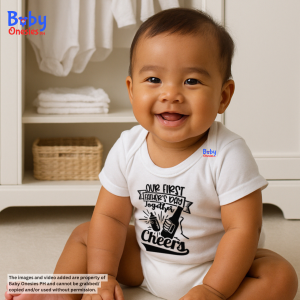 Baby Onesies PH Our 1st Fathers Day Together Dad Son Daughter Matching Outfit Cotton Roundneck Tshirt Newborn Bodysuit