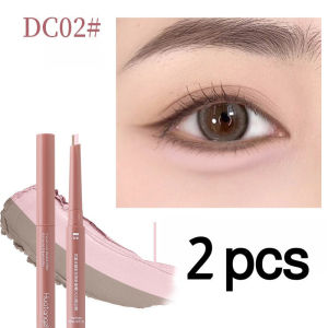 💕Dual-Use💕 Double-headed Eyebag Pen Dual-Color Aegyo-Sal Eye Stick Waterproof Long-Lasting Not Easy To Take Off Makeup