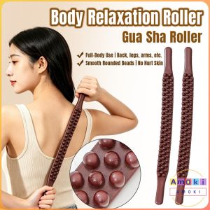 Amoki Guasha Scraping Stick Gua Sha Roller Plastic Body Relaxation Roller for Back & Legs 1Pcs