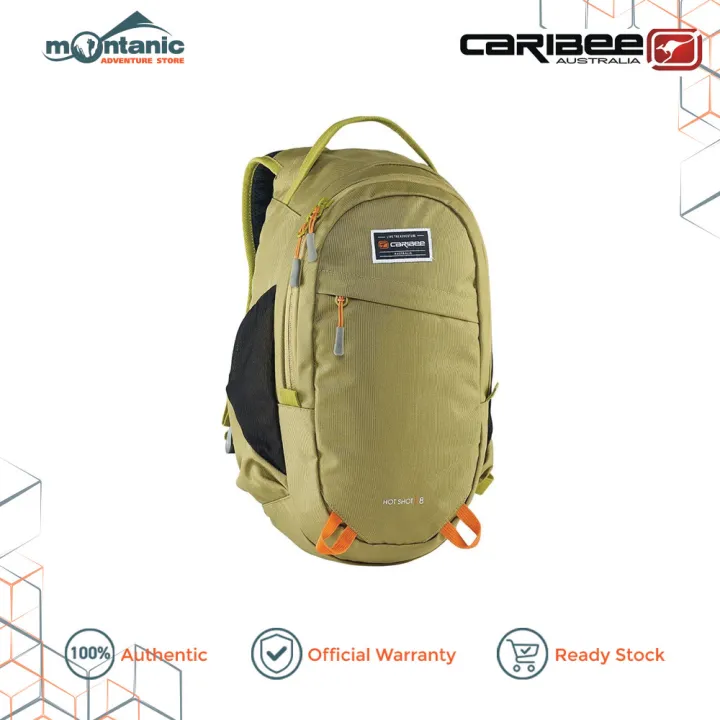 Caribee Hot Shot 8 Olive Outdoor Travel Bag Backpack Lazada