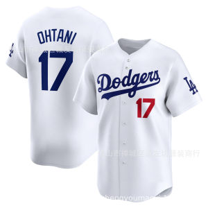 MLB Baseball Uniform Dodge 17 White with Numbers Dodgers Shohei Ohtani Jersey